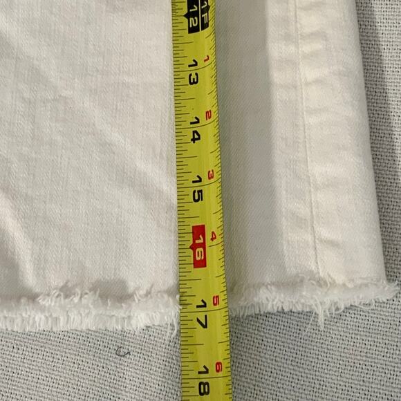J. Crew White‎ denim skirt size 0 - Picture 4 of 5